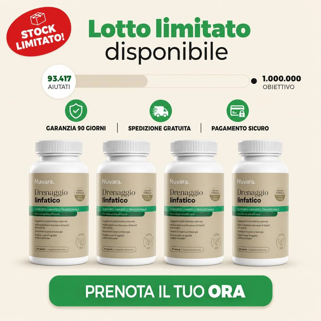 Nuvara — Drenaggio Linfatico Senti il tuo corpo ripartire in 60 giorni