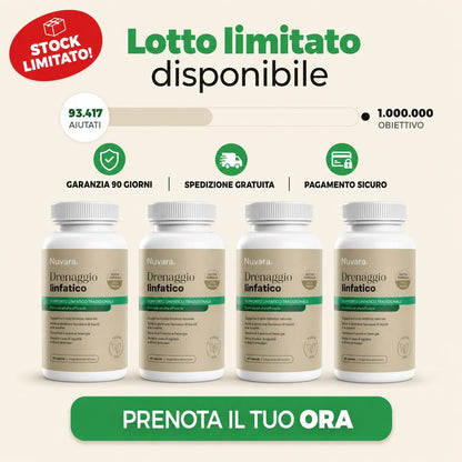 Nuvara — Drenaggio Linfatico Senti il tuo corpo ripartire in 60 giorni